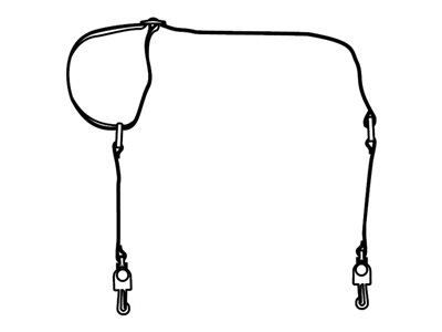 Zebra - Accessoire de bandoulière avec un kit de clips métalliques