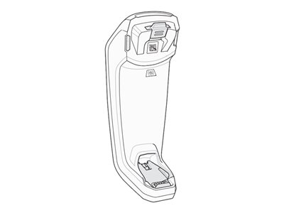 Zebra CR8178-SC Standard Cradle - Station pour scanner de code à barre - montable sur mur, montable en chariot, bureau - Blanc médical - pour Zebra DS8178, DS8178-HC