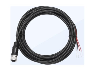 Zebra - Câble d'alimentation - M12 à 4 broches (M) pour fil dénudé - 12 - 24 V - 3.5 m