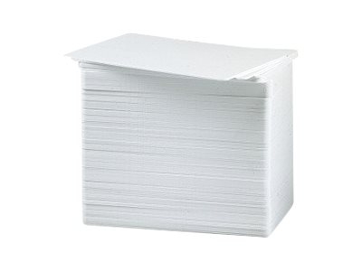 Zebra Premier - Polychlorure de vinyle (PVC) - 15 mils - blanc - CR-80 Card (85.6 x 54 mm) 500 carte(s) cartes