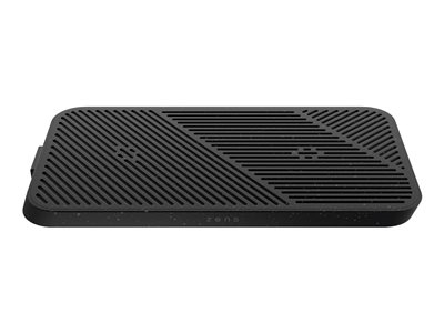 ZENS Modular Dual Wireless Charger Main Station - Tapis de charge sans fil + adaptateur secteur - 30 Watt - Apple Fast Charge, FC