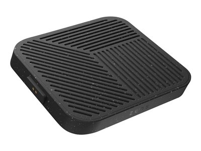 ZENS Modular Single Wireless Charger Main Station - Tapis de charge sans fil + adaptateur secteur - 15 Watt - Apple Fast Charge, FC