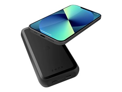ZENS Magnetic Single Powerpack - Banque d'alimentation sans fil - 10000 mAh