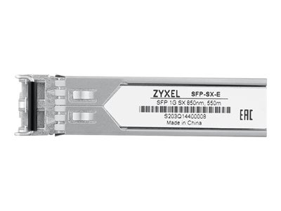 Zyxel SFP-SX-E - Module transmetteur SFP (mini-GBIC) - GigE - 1000Base-SX - LC multi-mode - jusqu'à 550 m - 850 nm (pack de 10)