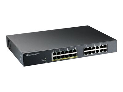Zyxel GS1915 Series GS1915-24EP - Commutateur - Compatible avec NebulaFLEX - intelligent - 24 x 10/100/1000 (12 PoE) - de bureau, fixation murale - PoE (130 W)