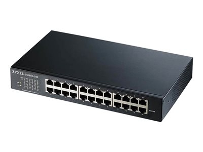 Zyxel GS1900 Series GS1900-24E - Commutateur - intelligent - 24 x 10/100/1000 - Montable sur rack, fixation murale - pour USG Flex 100